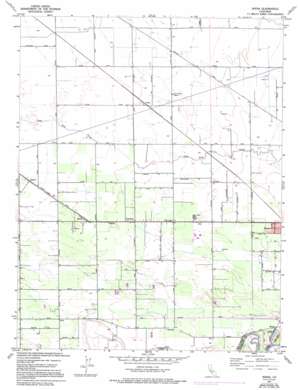 Avena USGS topographic map 37121g1
