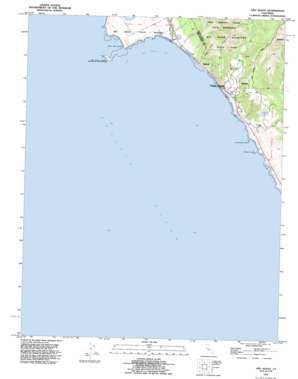 Point Ano Nuevo USGS topographic map 37122a3