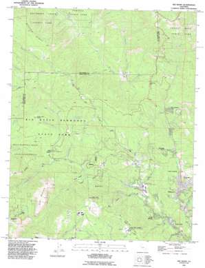 Big Basin USGS topographic map 37122b2