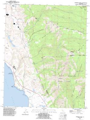 Franklin Point topo map