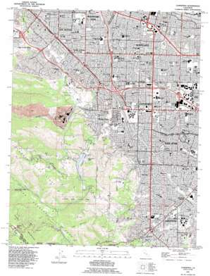 San Jose West USGS topographic map 37122c1