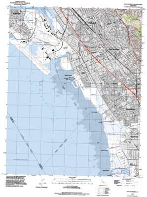 San Leandro USGS topographic map 37122f2