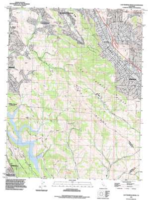 Las Trampas Ridge USGS topographic map 37122g1