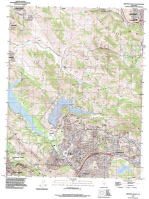 Briones Valley USGS topographic map 37122h2