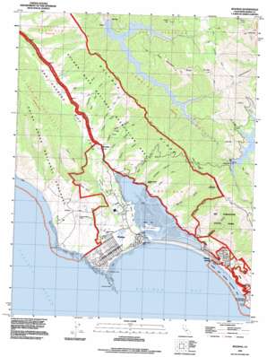 Bolinas USGS topographic map 37122h6
