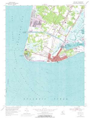 Cape May USGS topographic map 38074h8