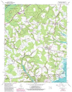 Girdletree USGS topographic map 38075a4
