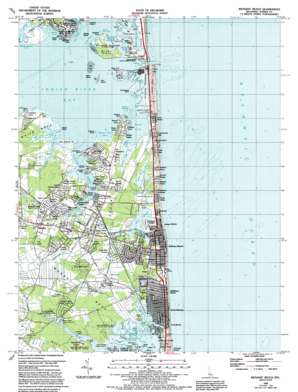 Bethany Beach USGS topographic map 38075e1