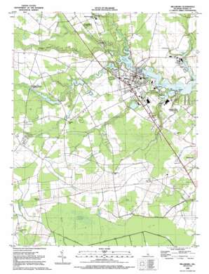 Millsboro USGS topographic map 38075e3