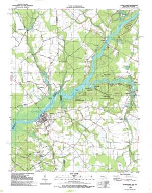 Sharptown USGS topographic map 38075e6