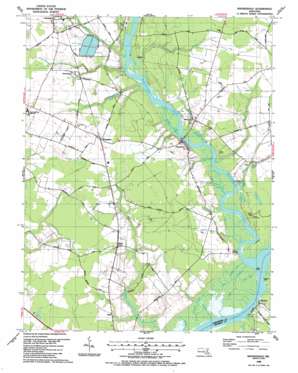 Rhodesdale USGS topographic map 38075e7