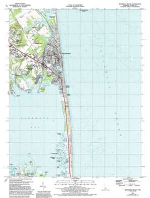 Rehoboth Beach USGS topographic map 38075f1