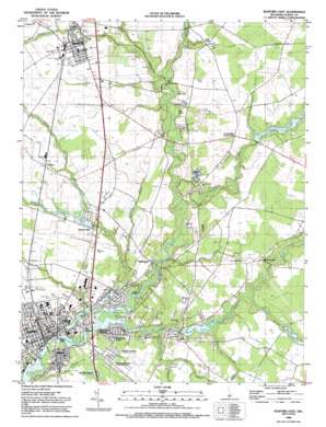 Seaford East USGS topographic map 38075f5