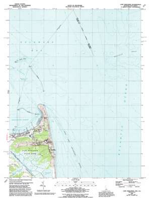 Cape Henlopen USGS topographic map 38075g1