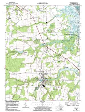 Milton USGS topographic map 38075g3