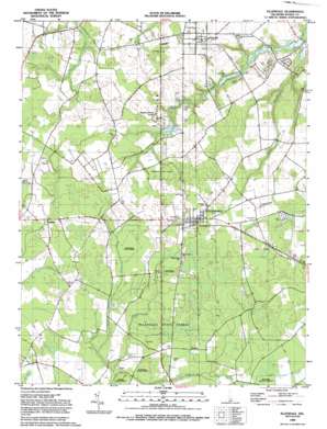 Ellendale USGS topographic map 38075g4