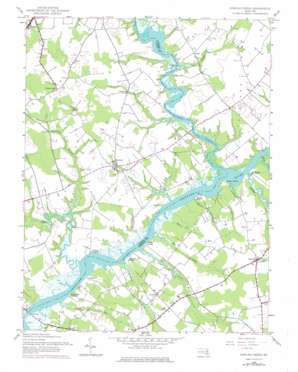 Fowling Creek USGS topographic map 38075g8