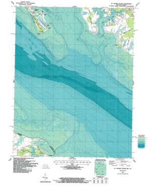 Saint George Island USGS topographic map 38076a4