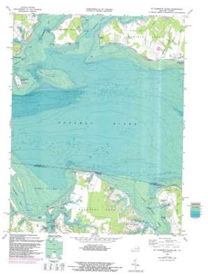 Saint Clements Island USGS topographic map 38076b6