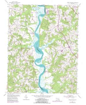 Lower Marlboro USGS topographic map 38076f6