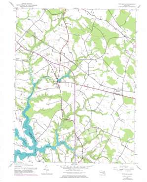 Wye Mills USGS topographic map 38076h1