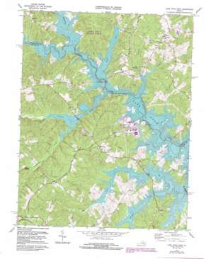 Lake Anna West USGS topographic map 38077a7