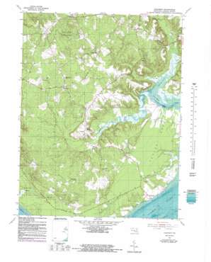 Widewater USGS topographic map 38077d2