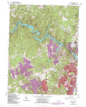Occoquan USGS topographic map 38077f3