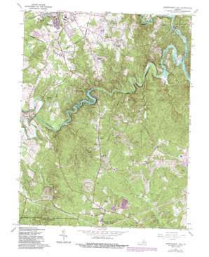 Independent Hill topo map