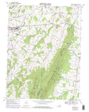 Middleburg topo map