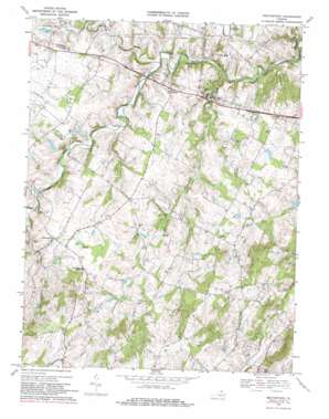 Upperville USGS topographic map 38077h7