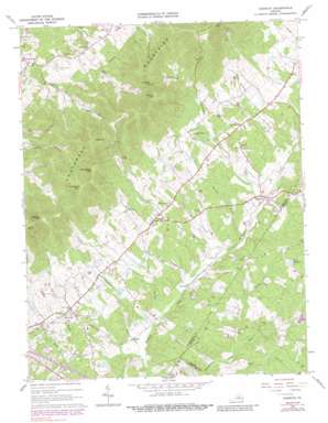 Charlottesville East USGS topographic map 38078a3