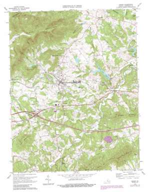 Covesville USGS topographic map 38078a6