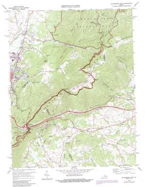 Waynesboro East USGS topographic map 38078a7