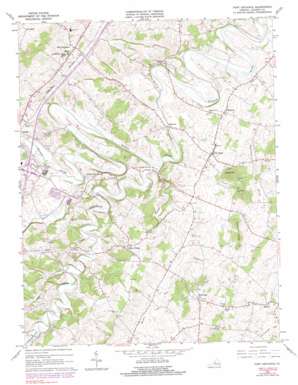 Fort Defiance USGS topographic map 38078b8