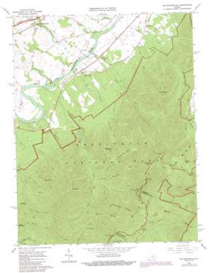 McGaheysville USGS topographic map 38078c6