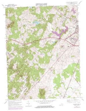 Culpeper West USGS topographic map 38078d1