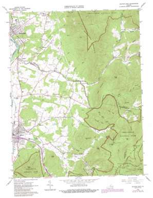 Elkton East topo map