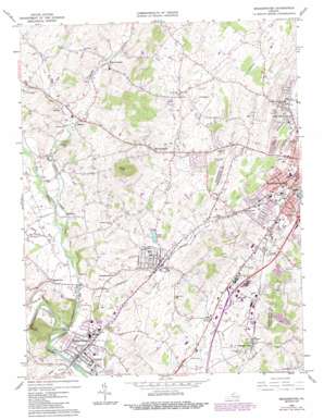Bridgewater USGS topographic map 38078d8