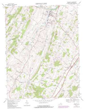 Broadway USGS topographic map 38078e7