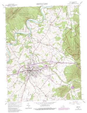 Hamburg USGS topographic map 38078f4