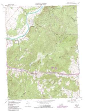 Linden USGS topographic map 38078h1