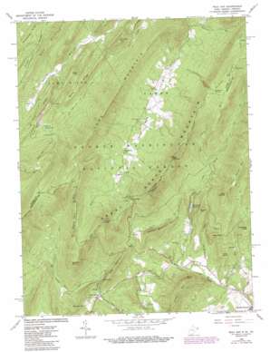 Wolf Gap USGS topographic map 38078h6