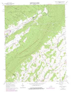 Augusta Springs USGS topographic map 38079a3