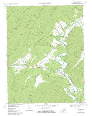 Nimrod Hall USGS topographic map 38079a6