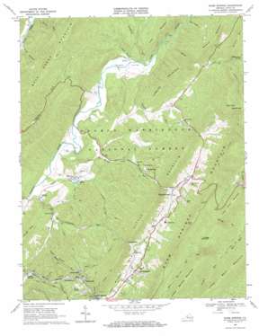 Warm Springs USGS topographic map 38079a7