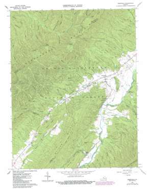 Deerfield topo map