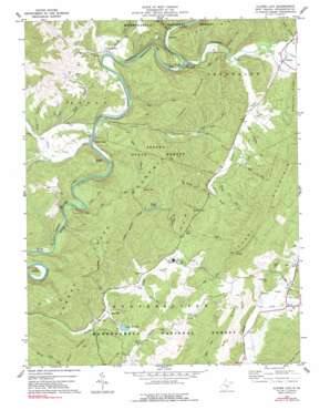 Clover Lick USGS topographic map 38079c8