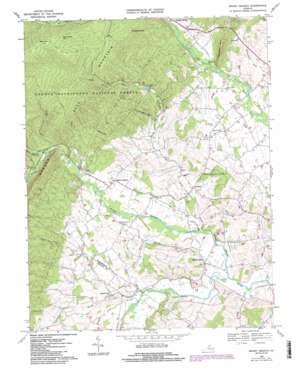 Briery Branch USGS topographic map 38079d1