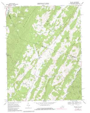 Doe Hill USGS topographic map 38079d4